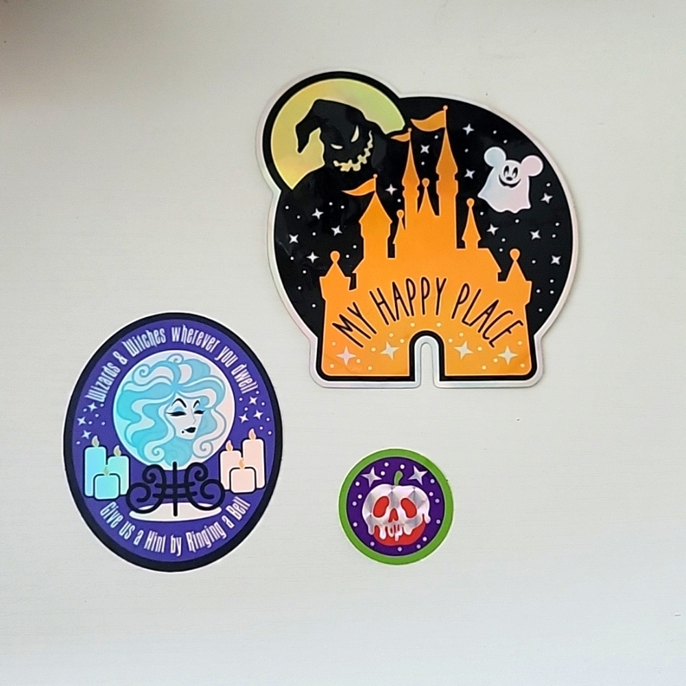 NWT Bundle of 3 Disney Halloween themed stickers